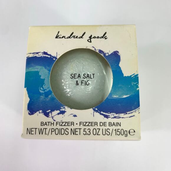 Kindred Goods Sea Salt & Fig Bath bomb Fizzer 5.3 oz Old Navy Fizzies Fizzes NEW - Picture 3 of 8